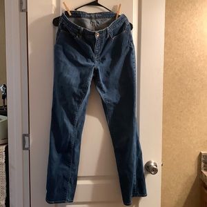 Gently Worn Lands’ End Mid Rise Straight Leg Jeans size 8